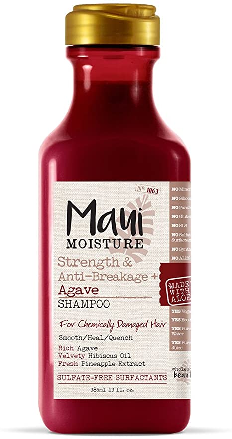 Maui Moisture Strength & Anti-Breakage   Agave Nectar Shampoo, 13 Ounce