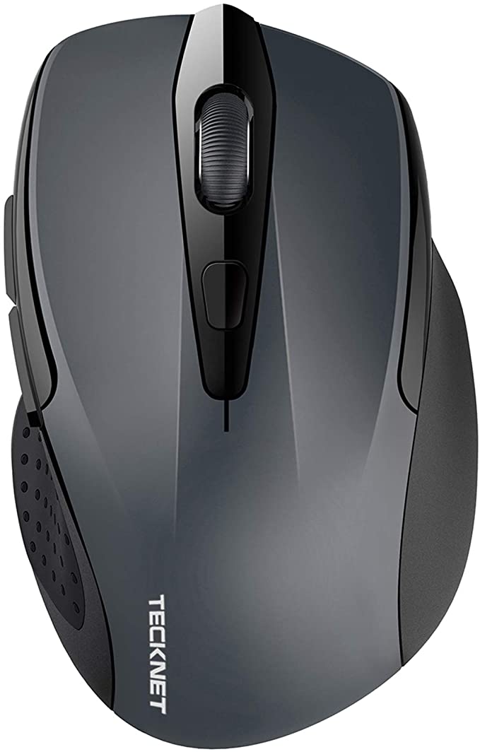 TeckNet 2600DPI Bluetooth Wireless Mouse, 12 Months Battery Life with Battery Indicator, 2600/2000/1600/1200/800DPI