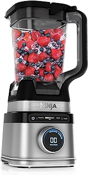 Ninja TB201 Detect Power Blender Pro, BlendSense Technology, For Smoothies, Shakes & More, 1800 Peak Watts, 72 oz. Pitcher, Blender, Black