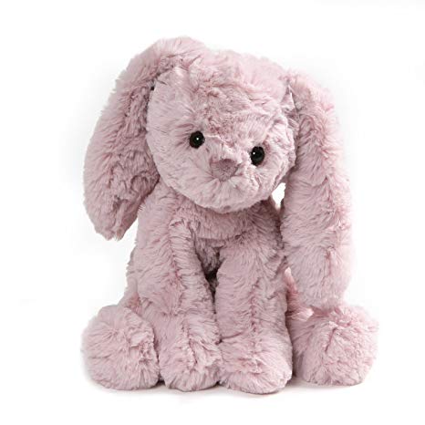 GUND 4060739 Cozys Collection Bunny Rabbit Stuffed Animal Plush, 10", Dusty Pink