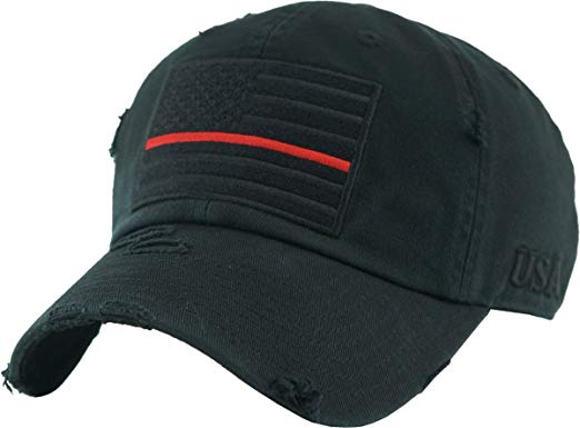 KBETHOS Tactical Operator Collection with USA Flag Patch US Army Military Cap Fashion Trucker Twill Mesh