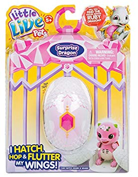 Little Live Pets S1 Dragon Single Pack Childrens Toy, Purple/Pink