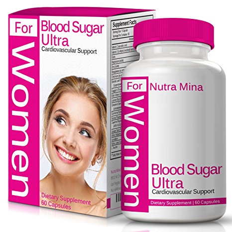 Blood Sugar Ultra For WOMEN, Naturally Supports Healthy Blood Glucose Levels, With Banaba Leaf, Bitter Melon, Gymnema Sylvestre, Guggul & Herbs For A Healthier Metabolism, Made In USA
