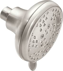 Moen CL26500BN 4-Inch Five-Function Shower Head, Brushed Nickel