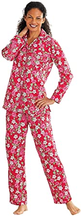 Floral Flannel Pajamas