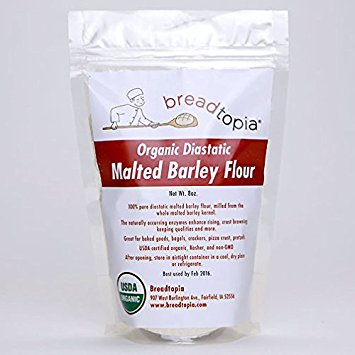 Organic Diastatic Barley Malt Powder - 8 oz.