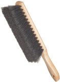 Weiler 44354 Counter Duster Flagged Silver Polystyrene Fill Wood Block 8 Brush Length