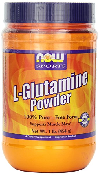 NOW Foods by Now: L-GLUTAMINE POWDER 100 % POWDER 1 LB