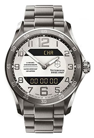 Victorinox Swiss Army Men's 241301 Classic Silver Dial Watch