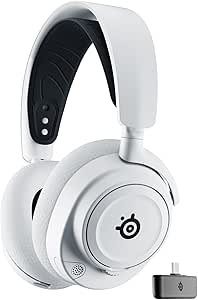 SteelSeries Arctis Nova 7X Wireless — Micro casque multi plate-formes de jeu et mobile — 2,4 GHz   Bluetooth — Autonomie 38 Hr — USB-C — Microphone amovible — Xbox Series X|S, PC, PS5, VR, Switch