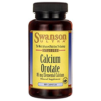 Swanson Calcium Orotate 85 mg 60 Caps