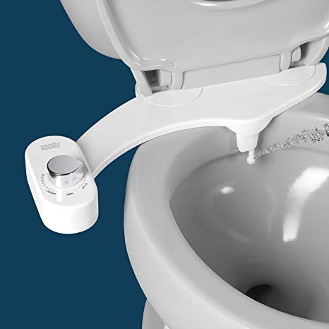 Squatty Potty Dual-Stream Bidet - Fresh Water Non Electric Toilet Attachment with Adjustable Pressure