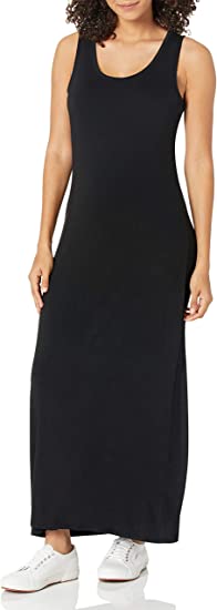 Amazon Essentials Women's Waisted Maxi Dress (Available in Plus Size)