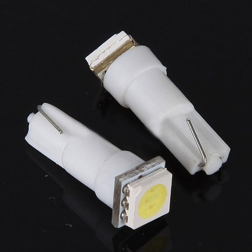 TOOGOO(R) 10X Car T5 5050 SMD Dashboard White 1-LED bulbs light lamp 74 37 286 18 27 12v