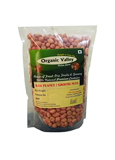 Organic Valley - Raw Peanut /Ground Nuts - (1000g) (1kg)