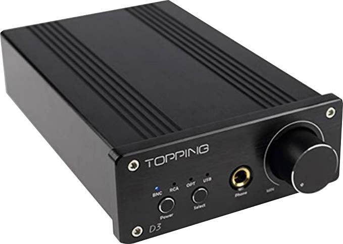 Topping D3 TP-D3 Decoder USB/Optical/Coaxial/BNC DAC black