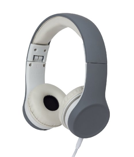 Snug Play Kids Headphones Volume Limiting and Audio Sharing Port Grey