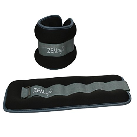 Zensufu Ankle or Wrist Weights Pair Set with Adjustable Strap