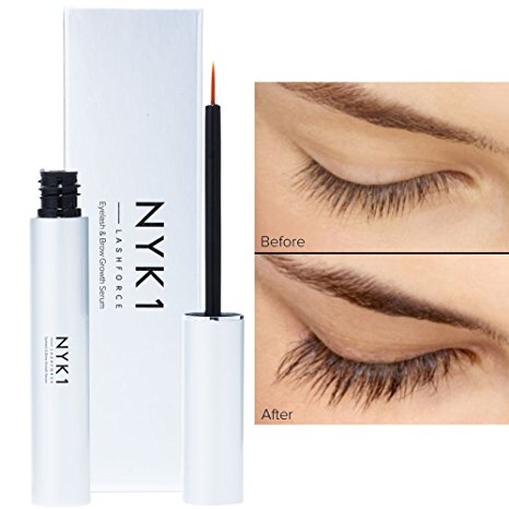 NEW NYK1 Lash Force Growth Serum - The One That Really Works. For Extreme Length and Volume Brows And Lashes. Extra Fill 8Ml Size. The Enhanced Lash Growth Treatment