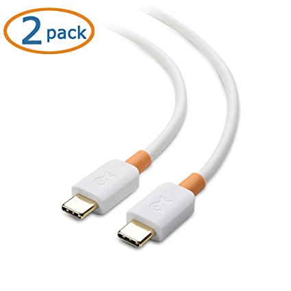 Cable Matters 2-Pack USB Type C (USB-C) Cable 6.6 Feet in White