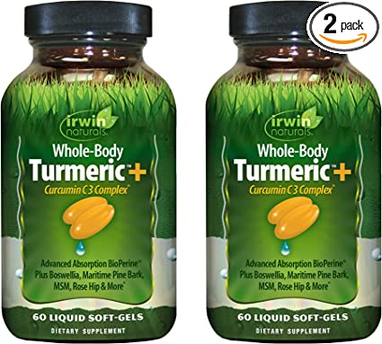 Irwin Naturals Whole Body Turmeric (Pack of 2)