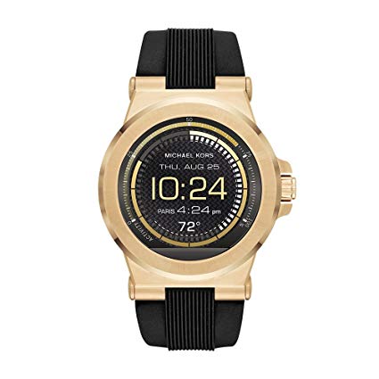 Michael Kors Access Dylan Goldtone Silicone Smartwatch, 46mm