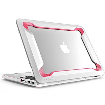 Macbook Pro 13 Case, NexCase [Heavy Duty] Slim Rubberized [Snap on] [Dual Layer] Hard Case Cover with TPU Bumper Cover for Apple Macbook Pro 13-inch 13" (Pink)