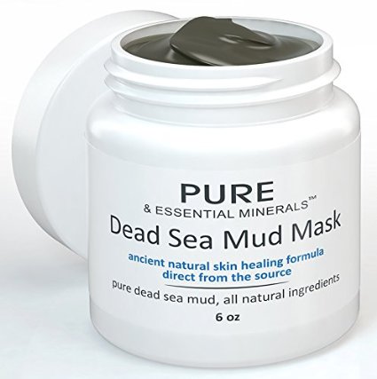 BEST Dead Sea Mud Facial Mask   FREE BONUS EBOOK - Cleansing Acne & Pore Reducing Anti Aging Mask for Clear, Radiant Skin - 6 oz