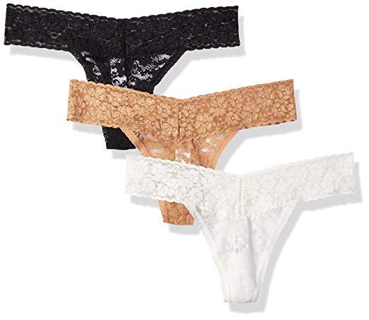 Mae Women's Lace Thong, 3 pack