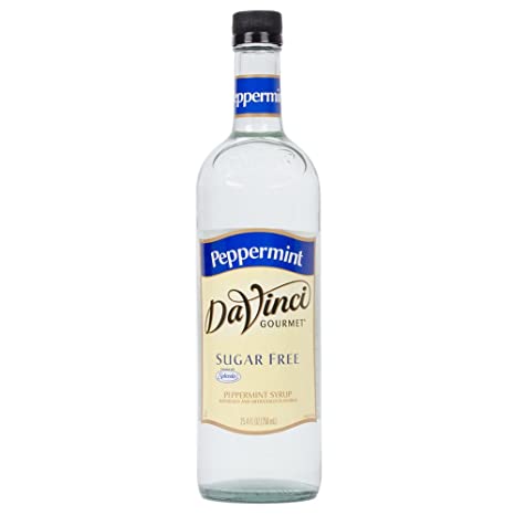 DaVinci SUGAR FREE Peppermint Syrup w/ Splenda 750 mL