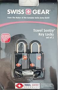 Swiss Gear Travel Key Locks & Luggage Tags - Set of 2 Each