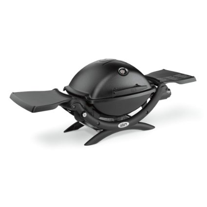 Weber 51010001 Q1200 Liquid Propane Grill, Black