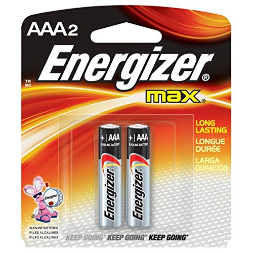 Energizer MAX Alkaline Batteries AAA 2 Each