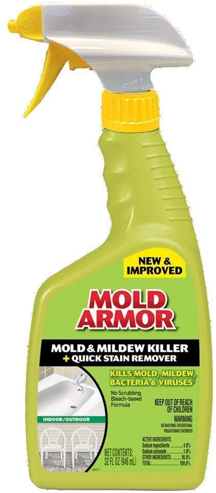 Home Armor FG502 Instant Mold and Mildew Stain Remover, Trigger Spray 32-Ounce