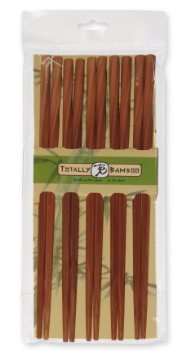 Totally Bamboo Twist Chopsticks Set of 5 pairs