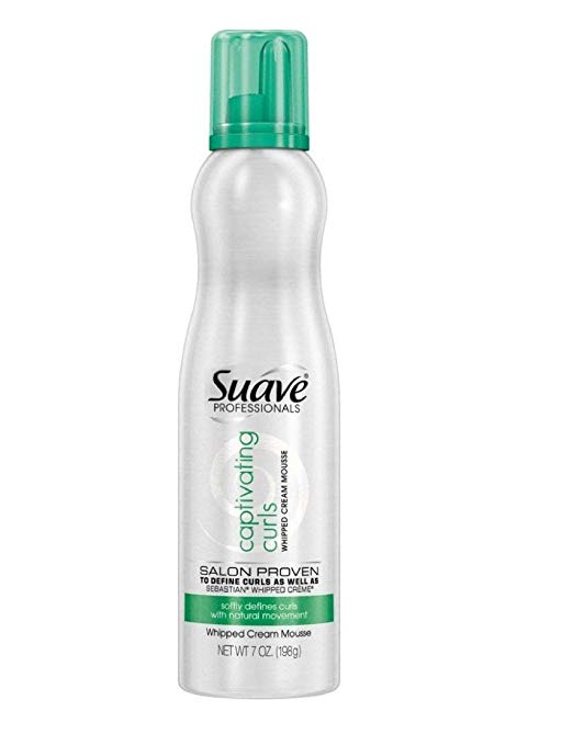 Suave Professionals Mousse, Captivating Curls, Whipped Cream Mousse, 7 oz, 2 pk