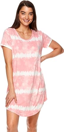 U.S. Polo Assn. Womens Short-Sleeve Sleepshirt - Pajama Tee Nightgown for Women