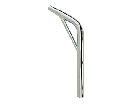 Steel Lay-back Bike Seat Post w/Support, Various Sizes