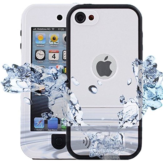 iPod 5 iPod 6 Waterproof Case, Comsoon[Dustproof Sweatproof][IP68 Certified]iPod Touch Defender Case Built-in Touch Screen & Kickstand for Both Apple iPod Touch 5th & 6th Generation