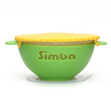Simba Silicone Suction Bowl Magic Rainbow series Green