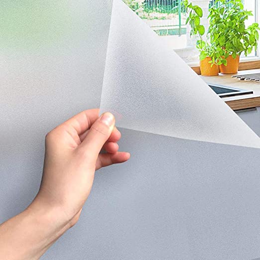 Yaheetech 60x300cm Window Film Self-Adhesive Frosted Glass Film Opaque Privacy Film Anti-UV Static Film for Office Bathroom Living Room