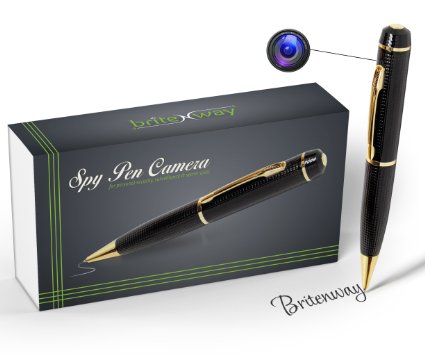 Spy Pen Camera - Tech Gadget -1280720 High Reslution DVR Video Camcorder Webcam Pictures and Audio - Best Quality Business Portable - Mini Security and Surveillance Secret Agent -with free 8GB SD Card