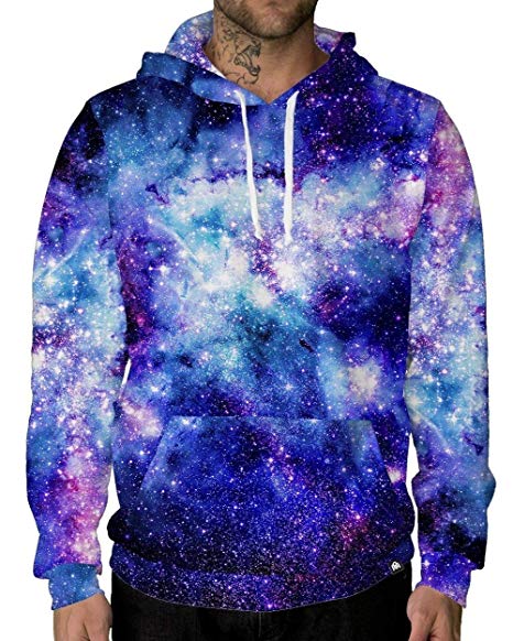 INTO THE AM Galaxy Hoodie Sweatshirts - Long Sleeve Unisex Pullover Hoodies