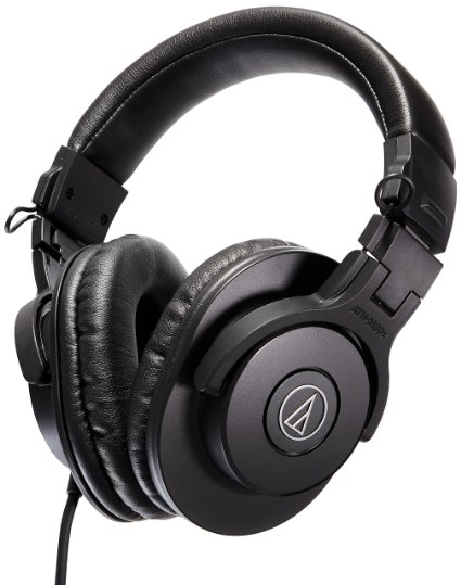Audio-Technica ATH-M30X Professional Headphones - Black