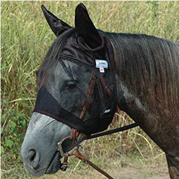 Cashel Quiet Ride Standard Horse Fly Mask with Ears