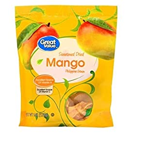 Great Value Sweetened Dried Philippine Mango 6 Oz