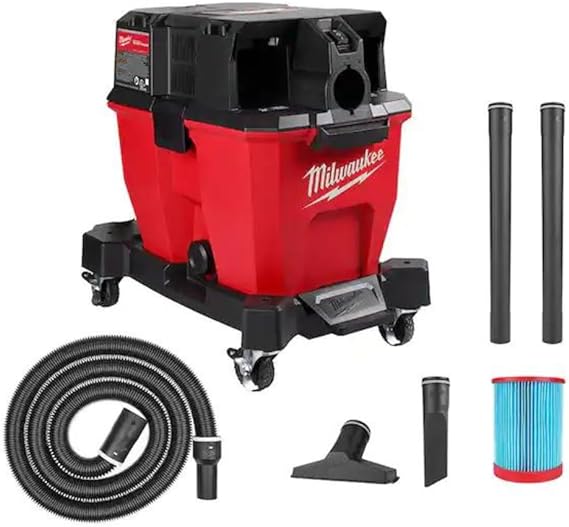 Milwaukee 0920-20 M18 Fuel 9 Gallon DualBattery Wet/Dry Vacuum (Bare Tool)