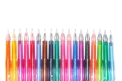 Ultra Fine Point Color Pens Gel with Diamond Tip for Adult Coloring Books Drawing-No Smear Non Bleed Quick Dry Japan Cute Style Markers-18 Assorted Colors Set with Case on Sale by Tanmit