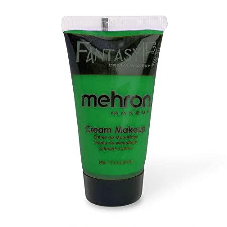 Mehron Makeup Fantasy F/X Water Based Face & Body Paint (1 oz) (KELLY GREEN)