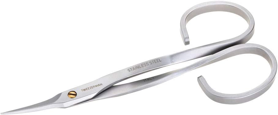 TWEEZERMAN Stainless Steel Cuticle Scissors, one Size